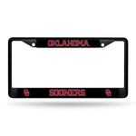 Wholesale NCAA Oklahoma Sooners 12" x 6" Black Metal Car/Truck Frame Automobile Accessory By Rico Industries