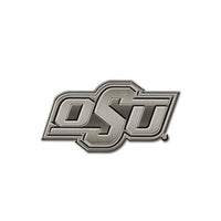 Wholesale NCAA Oklahoma State Cowboys Antique Nickel Auto Emblem for Car/Truck/SUV By Rico Industries