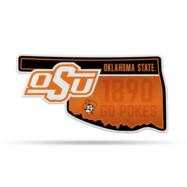 Wholesale NCAA Oklahoma State Cowboys Classic State Shape Cut Pennant - Home and Living Room Décor - Soft Felt EZ to Hang By Rico Industries