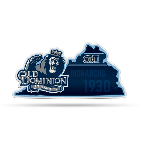 Wholesale NCAA Old Dominion Monarchs Classic State Shape Cut Pennant - Home and Living Room Décor - Soft Felt EZ to Hang By Rico Industries