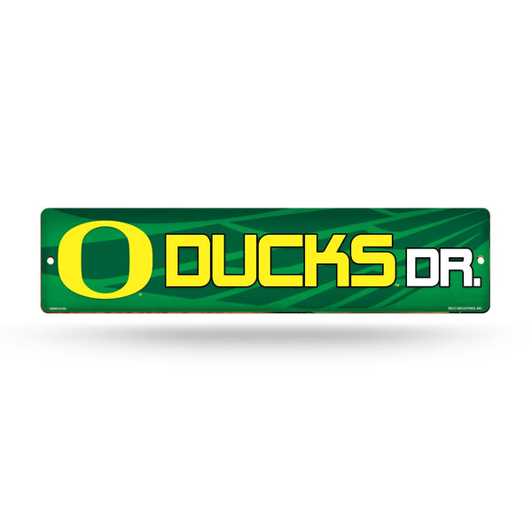 Wholesale NCAA Oregon Ducks Plastic 4" x 16" Street Sign By Rico Industries