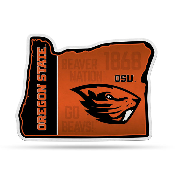 Wholesale NCAA Oregon State Beavers Classic State Shape Cut Pennant - Home and Living Room Décor - Soft Felt EZ to Hang By Rico Industries