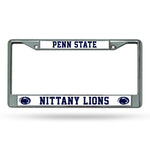 Wholesale NCAA Penn State Nittany Lions 12" x 6" Silver Chrome Car/Truck/SUV Auto Accessory By Rico Industries