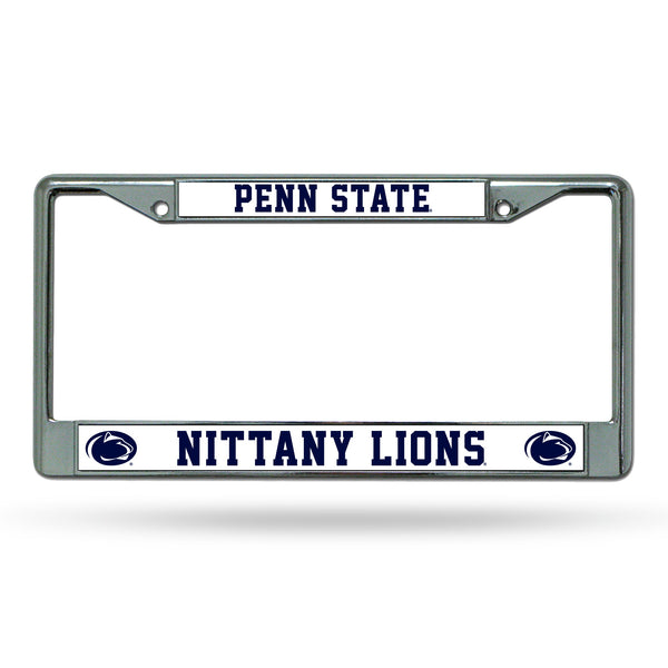 Wholesale NCAA Penn State Nittany Lions 12" x 6" Silver Chrome Car/Truck/SUV Auto Accessory By Rico Industries