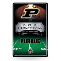 Wholesale NCAA Purdue Boilermakers 11" x 17" Large Metal Home Décor Sign By Rico Industries