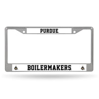 Wholesale NCAA Purdue Boilermakers 12" x 6" Silver Chrome Car/Truck/SUV Auto Accessory By Rico Industries