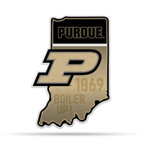 Wholesale NCAA Purdue Boilermakers Classic State Shape Cut Pennant - Home and Living Room Décor - Soft Felt EZ to Hang By Rico Industries