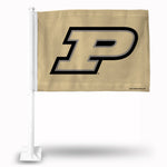 Wholesale NCAA Purdue Boilermakers Double Sided Car Flag - 16" x 19" - Strong Pole that Hooks Onto Car/Truck/Automobile By Rico Industries