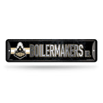 Wholesale NCAA Purdue Boilermakers Metal Street Sign 4" x 15" Home Décor - Bedroom - Office - Man Cave By Rico Industries