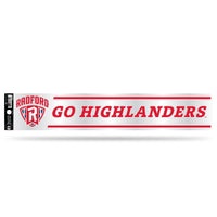 Wholesale NCAA Radford Highlanders 3" x 17" Tailgate Sticker For Car/Truck/SUV By Rico Industries