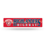 Wholesale NCAA Radford Highlanders Plastic 4" x 16" Street Sign By Rico Industries