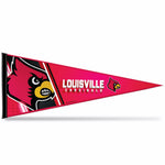 Wholesale NCAA Rico Industries Louisville Cardinals 12" x 30" Soft Felt Pennant - EZ to Hang