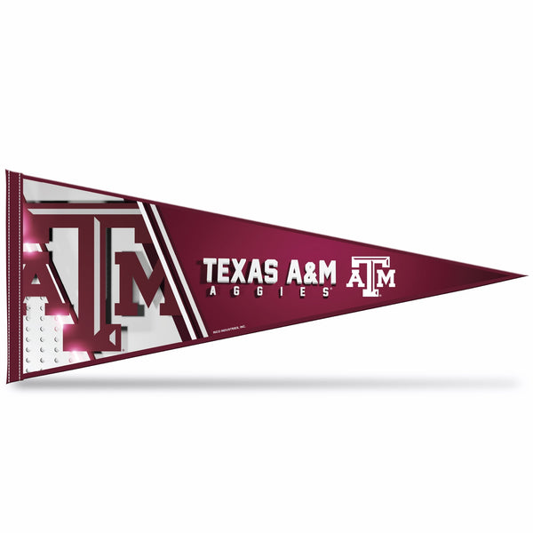Wholesale NCAA Rico Industries Texas A&M Aggies 12" x 30" Soft Felt Pennant - EZ to Hang