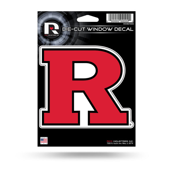 Wholesale NCAA Rutgers Scarlet Knights 5" x 7" Vinyl Die-Cut Decal - Car/Truck/Home Accessory By Rico Industries