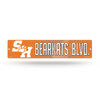 Wholesale NCAA Sam Houston State Bearkats Plastic 4" x 16" Street Sign By Rico Industries