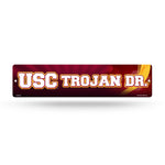 Wholesale NCAA Southern California Trojans Plastic 4" x 16" Street Sign By Rico Industries