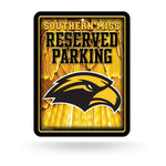 Wholesale NCAA Southern Mississippi Golden Eagles 8.5" x 11" Metal Parking Sign - Great for Man Cave, Bed Room, Office, Home Décor By Rico Industries