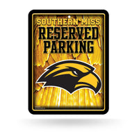 Wholesale NCAA Southern Mississippi Golden Eagles 8.5" x 11" Metal Parking Sign - Great for Man Cave, Bed Room, Office, Home Décor By Rico Industries