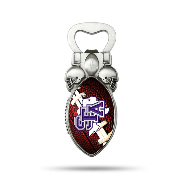 Wholesale NCAA Stephen F. Austin Lumberjacks Magnetic Bottle Opener, Stainless Steel, Strong Magnet to Display on Fridge By Rico Industries