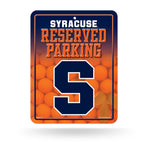 Wholesale NCAA Syracuse Orange 8.5" x 11" Metal Parking Sign - Great for Man Cave, Bed Room, Office, Home Décor By Rico Industries