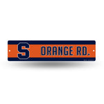 Wholesale NCAA Syracuse Orange Plastic 4" x 16" Street Sign By Rico Industries