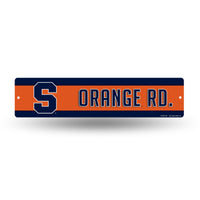 Wholesale NCAA Syracuse Orange Plastic 4" x 16" Street Sign By Rico Industries