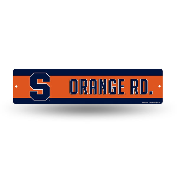 Wholesale NCAA Syracuse Orange Plastic 4" x 16" Street Sign By Rico Industries