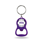 Wholesale NCAA TCU Horned Frogs Metal Keychain - Beverage Bottle Opener With Key Ring - Pocket Size By Rico Industries