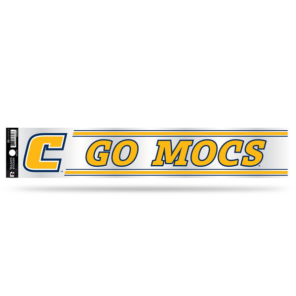 Wholesale NCAA Tennessee-Chattanooga Mocs 3" x 17" Tailgate Sticker For Car/Truck/SUV By Rico Industries