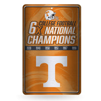 Wholesale NCAA Tennessee Volunteers 11" x 17" Large Metal Home Décor Sign By Rico Industries