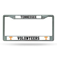 Wholesale NCAA Tennessee Volunteers 12" x 6" Silver Chrome Car/Truck/SUV Auto Accessory By Rico Industries