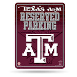 Wholesale NCAA Texas A&M Aggies 8.5" x 11" Metal Parking Sign - Great for Man Cave, Bed Room, Office, Home Décor By Rico Industries