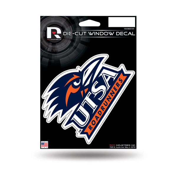 Wholesale NCAA Texas-San Antonio Roadrunners 5" x 7" Vinyl Die-Cut Decal - Car/Truck/Home Accessory By Rico Industries