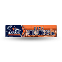 Wholesale NCAA Texas-San Antonio Roadrunners Plastic 4" x 16" Street Sign By Rico Industries