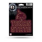 Wholesale NCAA Texas State Bobcats 5" x 7" Vinyl Die-Cut Decal - Car/Truck/Home Accessory By Rico Industries