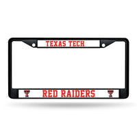 Wholesale NCAA Texas Tech Red Raiders 12" x 6" Black Metal Car/Truck Frame Automobile Accessory By Rico Industries