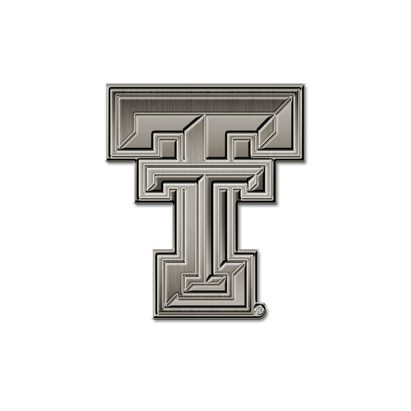 Wholesale NCAA Texas Tech Red Raiders Antique Nickel Auto Emblem for Car/Truck/SUV By Rico Industries