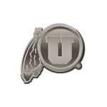 Wholesale NCAA Utah Utes Antique Nickel Auto Emblem for Car/Truck/SUV By Rico Industries