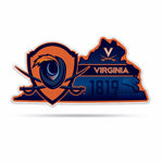 Wholesale NCAA Virginia Cavaliers Classic State Shape Cut Pennant - Home and Living Room Décor - Soft Felt EZ to Hang By Rico Industries