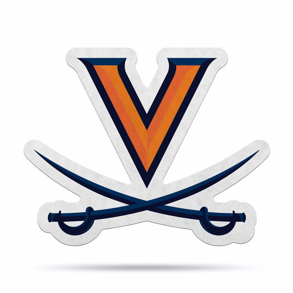 Wholesale NCAA Virginia Cavaliers Classic Team Logo Shape Cut Pennant - Home and Living Room Décor - Soft Felt EZ to Hang By Rico Industries