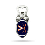 Wholesale NCAA Virginia Cavaliers Magnetic Bottle Opener, Stainless Steel, Strong Magnet to Display on Fridge By Rico Industries