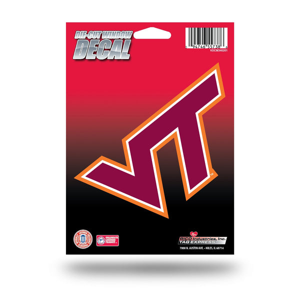 Wholesale NCAA Virginia Tech Hokies 5" x 7" Vinyl Die-Cut Decal - Car/Truck/Home Accessory By Rico Industries