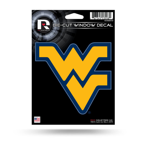 Wholesale NCAA West Virginia Mountaineers 5" x 7" Vinyl Die-Cut Decal - Car/Truck/Home Accessory By Rico Industries