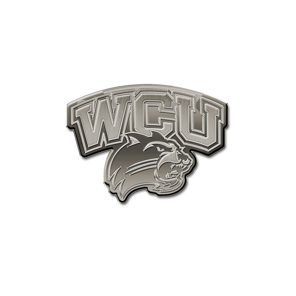 Wholesale NCAA Western Carolina Catamounts Antique Nickel Auto Emblem for Car/Truck/SUV By Rico Industries