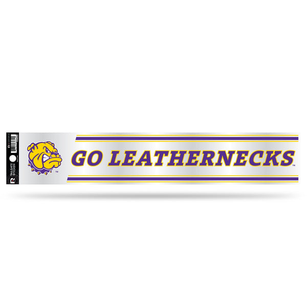 Wholesale NCAA Western Illinois Leathernecks 3" x 17" Tailgate Sticker For Car/Truck/SUV By Rico Industries