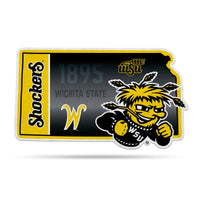 Wholesale NCAA Wichita State Shockers Classic State Shape Cut Pennant - Home and Living Room Décor - Soft Felt EZ to Hang By Rico Industries