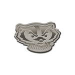 Wholesale NCAA Wisconsin Badgers Antique Nickel Auto Emblem for Car/Truck/SUV By Rico Industries