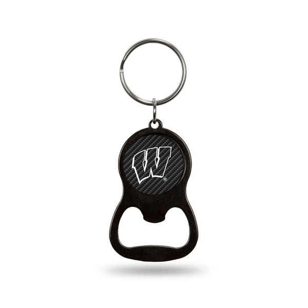 Wholesale NCAA Wisconsin Badgers Metal Keychain - Beverage Bottle Opener With Key Ring - Pocket Size By Rico Industries