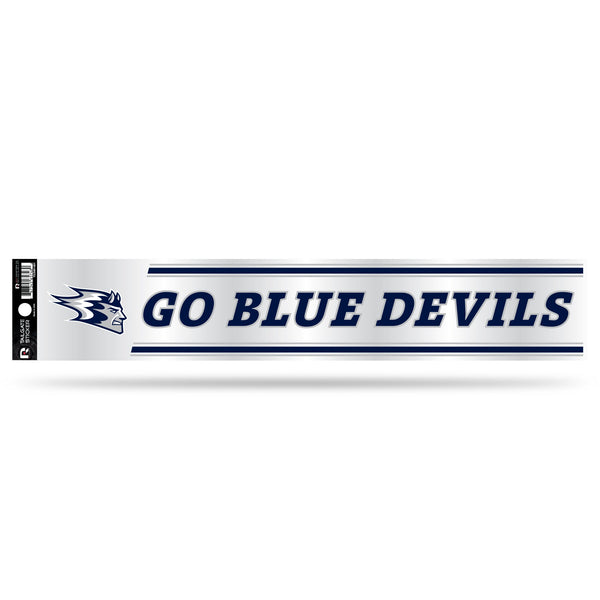Wholesale NCAA Wisconsin-Stout Blue Devils 3" x 17" Tailgate Sticker For Car/Truck/SUV By Rico Industries