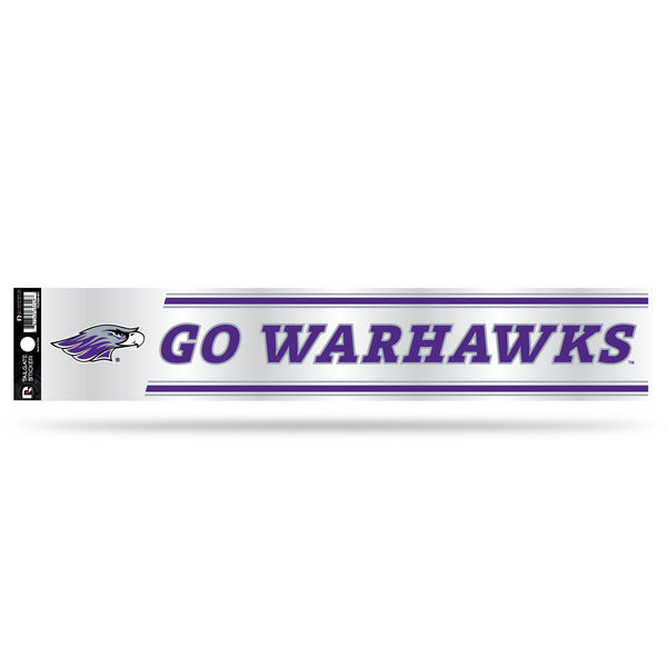 Wholesale NCAA Wisconsin-Whitewater Warhawks 3" x 17" Tailgate Sticker For Car/Truck/SUV By Rico Industries